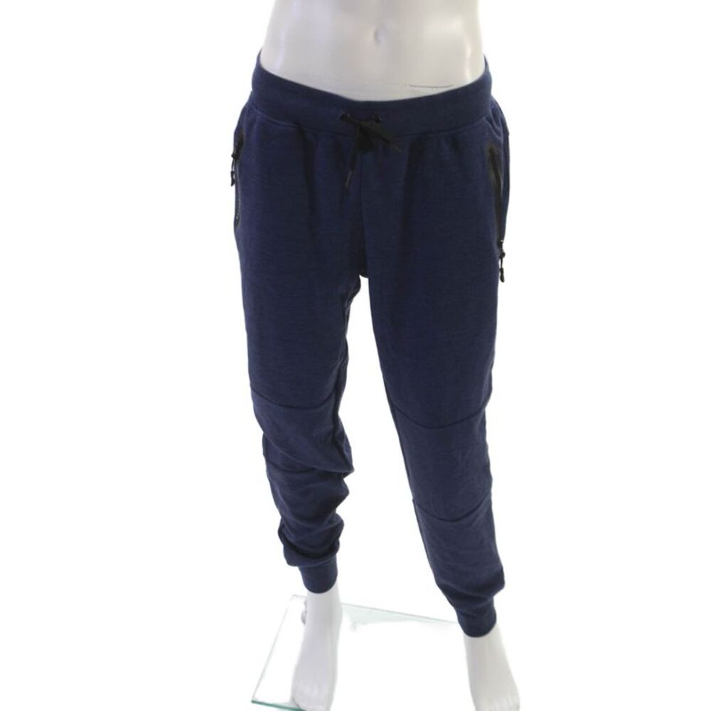 Spyder Mens Blue Cotton Jogger Pants Drawstring Size L